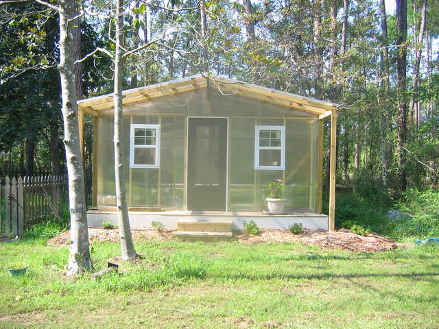 Greenhouse tortoise enclosure