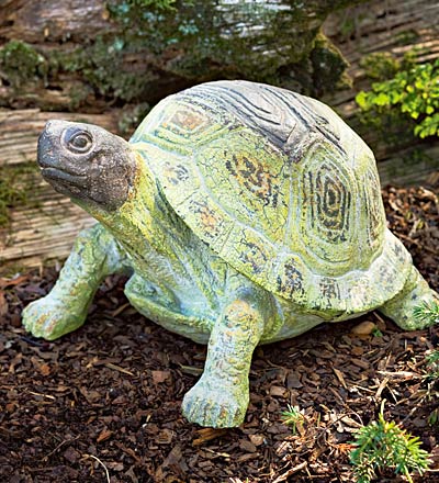 Mossy Turtle High Quality Cast Resin