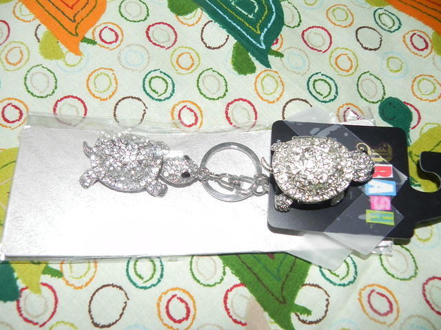 Keychain and matching stretchy ring