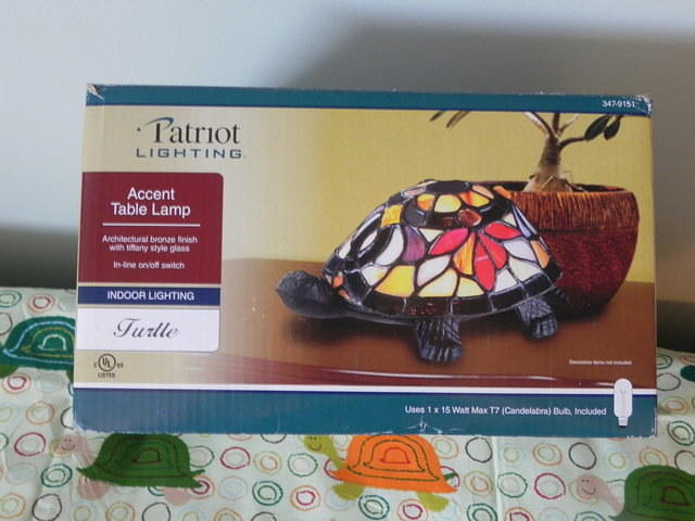 Turtle Tiffany style night light