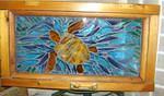 Sea Turtle Mosaic Stained glass