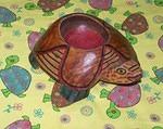 Handcrafted Wooden Turtle from Guatemala