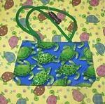 Turtle zippered bag