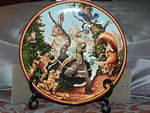 Tortoise and Hare plate with stand