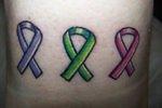 Ribbons tattoo