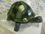 Tiffany Style Turtle Lamp - Won by Marty Beckett