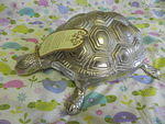 Silver tone turtle statue - Won by Candace Horsley