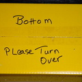shipping box bottom view